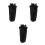 3Pièces Sac - Clip Métal Tissu Noir Mobile 4