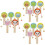 15Pièces Jouet Éducatif Orff Rappel En Bois Puzzle 7