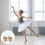 2Pièces Yoga Coton Beige Antidérapantes Et 9
