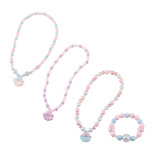 3Ensembles Kit Bracelet Collier Fille Perles Usage