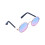 2Pièces Lunettes Animaux Mode Métal Petit Taille 1