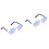 2Pièces Lunettes Animaux Mode Métal Petit Taille 4