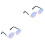 2Pièces Lunettes Animaux Mode Métal Petit Taille 3