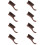 8Pièces Brosse Nettoyage Instrument Bois Usage Facile 11