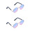 2Pièces Lunettes Animaux Mode Métal Petit Taille 5