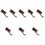8Pièces Brosse Nettoyage Instrument Bois Usage Facile 7