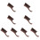 8Pièces Brosse Nettoyage Instrument Bois Usage Facile 4