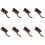 8Pièces Brosse Nettoyage Instrument Bois Usage Facile 3