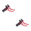2Paires Leviers De Ergonomiques En Alliage Aluminium 10