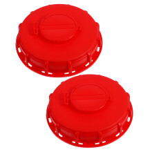 6Pièces Couvercle Valve Ibc Rouge En Plastique PP Pour Transport