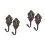 4Pièces Support Rideaux Zinc Alliage Bronze Vintage Décoration Murale 6