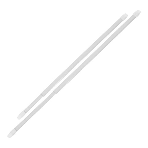 10Pièces Tringles De Douche Ajustables Télescopiques En PVC 1