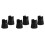 6Pièces Supports Antidérapant Noir Table Lit Chaise 10