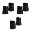 6Pièces Supports Antidérapant Noir Table Lit Chaise 4