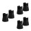 6Pièces Supports Antidérapant Noir Table Lit Chaise 6