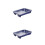 2Sets ABS Blue Paint Pan Liners Tray for Home Improvement 7