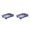 2Sets ABS Blue Paint Pan Liners Tray for Home Improvement 2