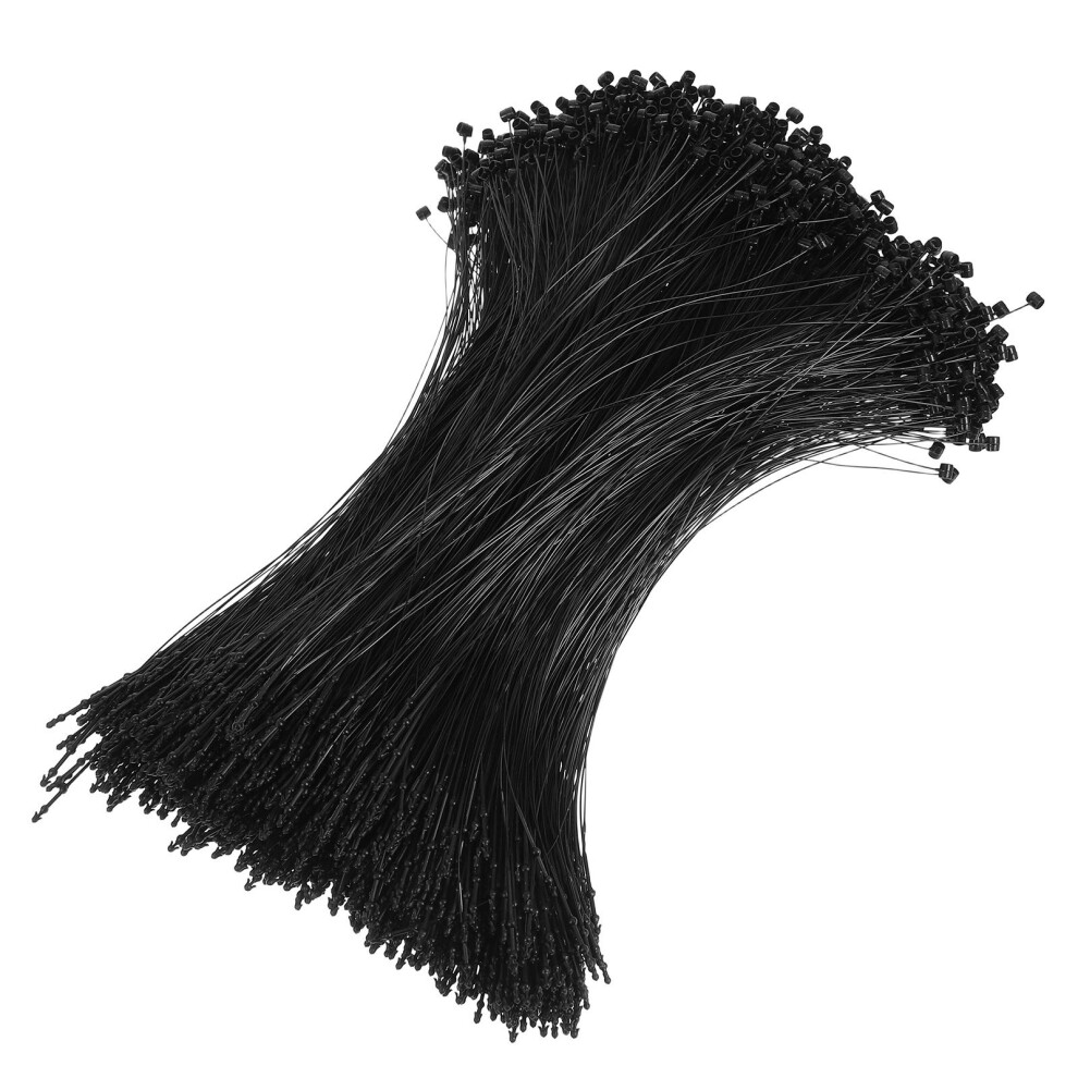 20000Pcs Black Plastic Security Loops And Fasteners For Retail Tags 3592823445368