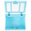 5Pcs Sky-Blue Small Jewelry Box Plastic Book-Shaped Decorative Storage 1