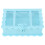 5Pcs Sky-Blue Small Jewelry Box Plastic Book-Shaped Decorative Storage 3