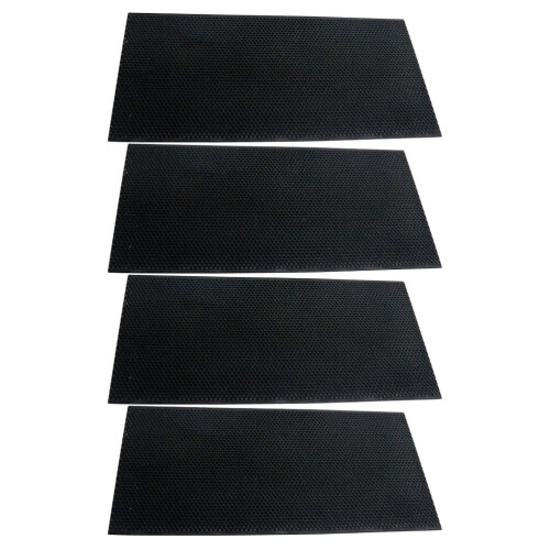 12Pcs Durable Frames with Wax Beekeeping Foundation Sheets 2