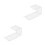 2Pcs Multifunctional Transparent Headphone Bracket Wall Mount for Desk 8