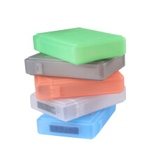 10Pcs Hard Disk Protection Cases Durable Assorted Color Storage Box