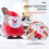 2Pcs Christmas Walking Clockwork Toys for Kids Fun 6