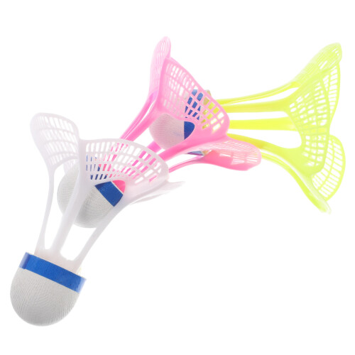 9Pcs Versatile Badminton Training Shuttlecocks Nylon Birdie for Gym 1