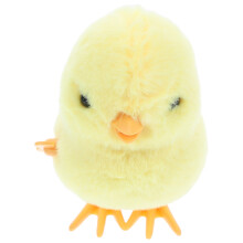 4Pcs Wind-Up Plush Animal Toy Yellow Cute Stuffed Easter Basket Filler