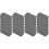 40Pcs Nylon Aluminum Extrusion End Caps Black Protective Accessories 3