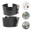 4Pcs Black Plastic Kayak Drink Holder Car Vent Cup Holder Clip on 10