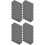40Pcs Nylon Aluminum Extrusion End Caps Black Protective Accessories 6