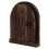 3Pcs Rustic Solid Wood Switch Cover Protective Outlet Plate Dark Brown 2