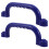 3Pairs Blue Plastic Playground Accessory Handles Easy Install for Kids 3