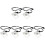 6Pcs Acrylic Outdoor Signal Mirror Durable Reflective 2