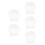 5Pcs Crystal Glass Trophy Awards Clear Decorative Desktop 5
