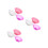 9Pcs Round Plastic Wash Basins Assorted Color for Face and Laundry 9