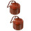 2Pcs Lightweight Plastic Umbrella Grip Replacement Chocolate Brown 9
