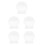 5Pcs Crystal Glass Trophy Awards Clear Decorative Desktop 8