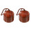 2Pcs Lightweight Plastic Umbrella Grip Replacement Chocolate Brown 4