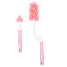 2Set Spazzole Rosa E Ciuccio Casa