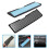 2Pcs Car Engine Hood Air Intake Filter Vent Covers Protective Black 11