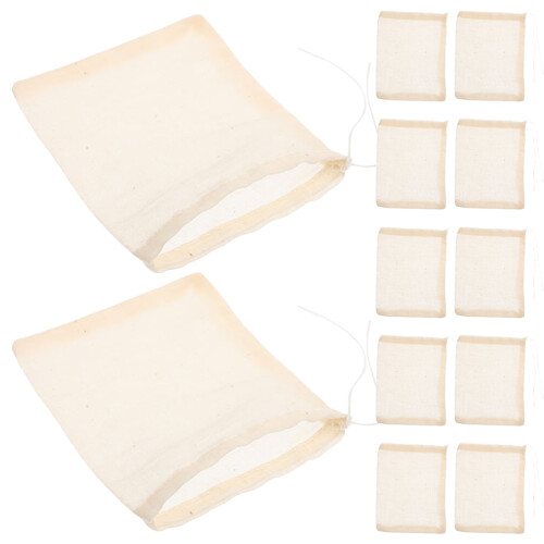 50Pz Sacchetti Cotone Resistente Per Spezie E Medicinali