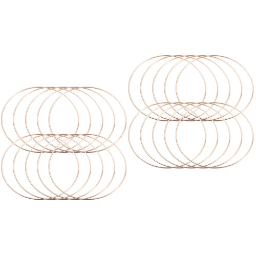 20Pz Anelli Dreamcatcher Metallo Dorati Per Da Te Creativo 2