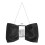 2Pz Borsa Nero PU Fiocco Per Matrimonio 2