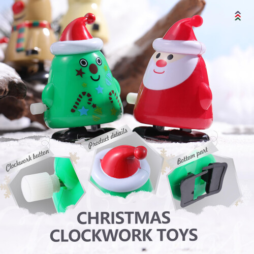 2Pz Pupazzi Meccanici Natale Multiuso Per Bambini E Feste 2