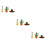36Pz Cactus Pianeta Chitarra Colorate Per Borse Ragazze 9