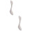 2Pz Campeggio Doppio Utensile in Titanio Argento Resistente 6