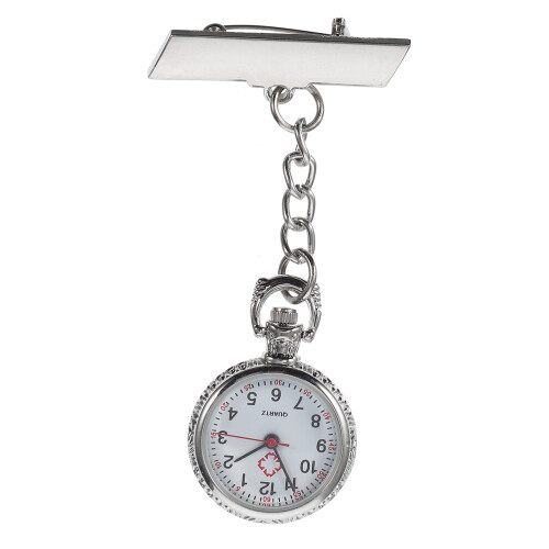 3Pz Orologio Appeso Infermiera in Argento Design 1
